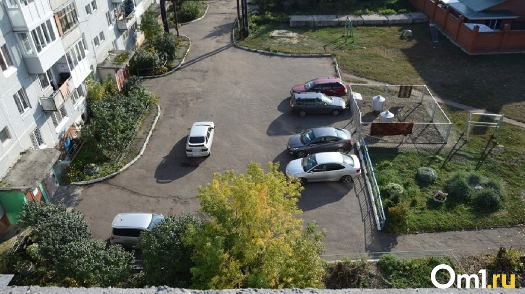 Грязное месиво. Омских водителей начали массово штрафовать за парковку на газонах и езду по тротуарам
