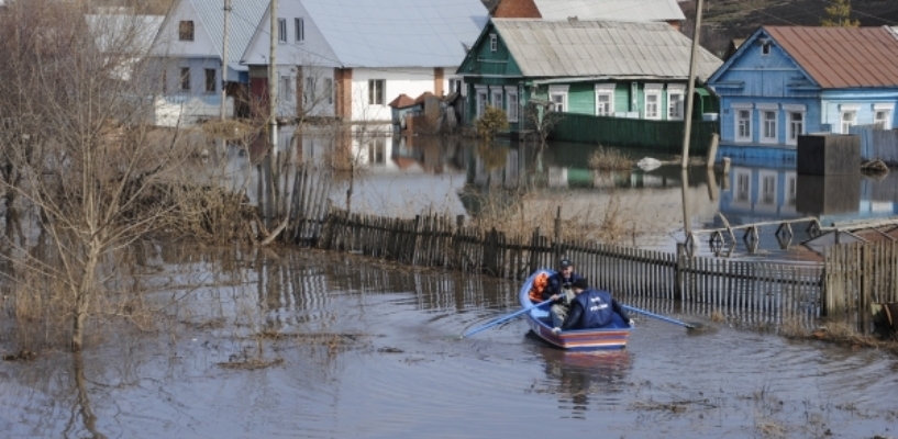 На севере Омской области вода пошла на спад