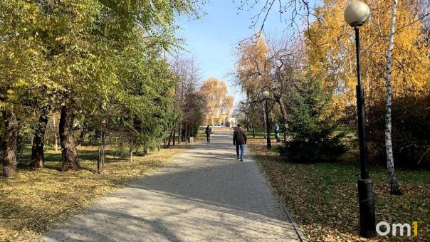 Из сквера в центре Омска убрали практически всю плитку