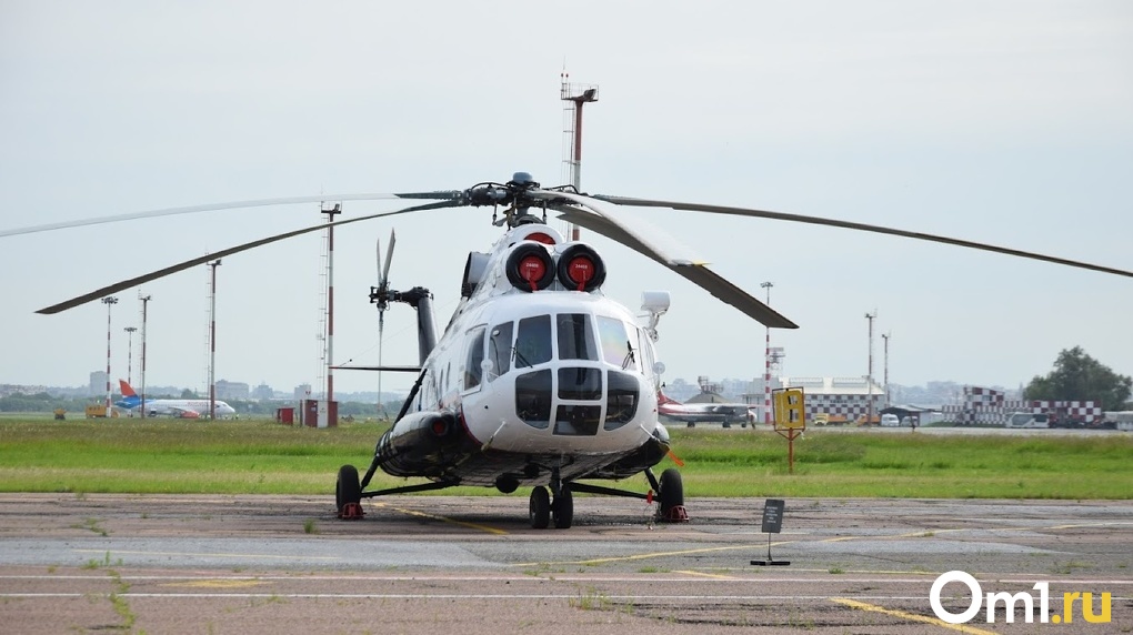 В Омской области экстренно приземлился вертолёт
