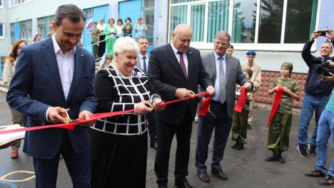 В школе № 23 в Центральном округе распахнул двери обновлённый стрелковый тир