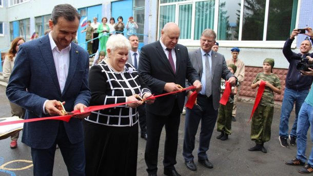 В школе № 23 в Центральном округе распахнул двери обновлённый стрелковый тир