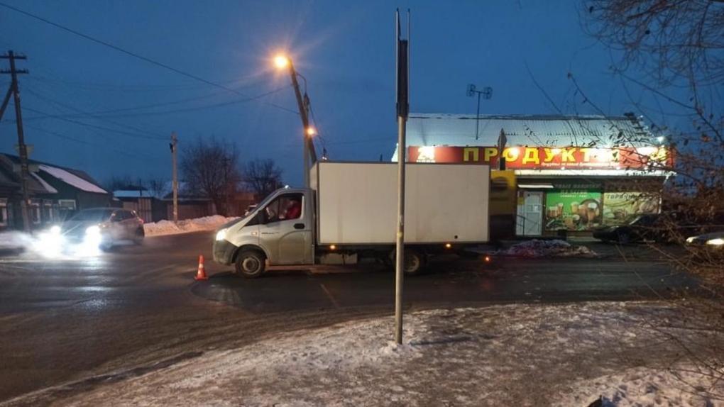 В Омске водитель сбил ребёнка на пешеходном переходе