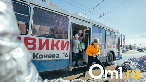 В Омске увеличили количество троллейбусов на маршруте №12 до железнодорожного вокзала