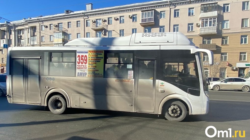 Две омички получили травмы в полном автобусе