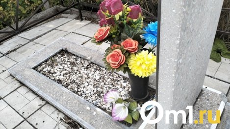 На кладбище под Омском неизвестные унесли надгробия с могил