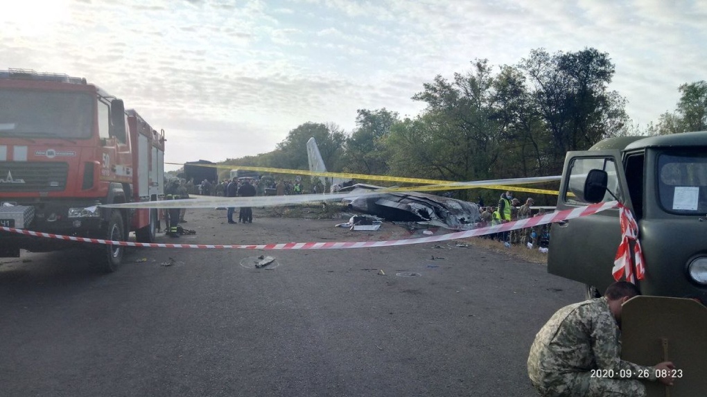 Стали известны подробности крушения самолёта ВС Украины под Харьковом