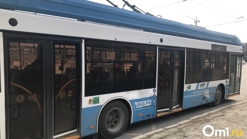 Новые троллейбусы №5 сошли с маршрута из-за луж в Новосибирске
