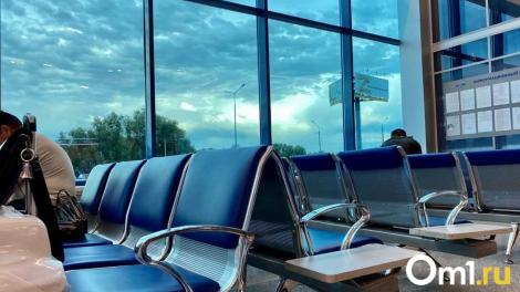 В Омске из-за плохой погоды задержали шесть рейсов