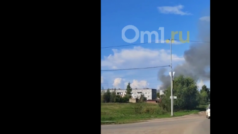 Пожар под Омском: горят два частных дома. Есть ли жертвы?