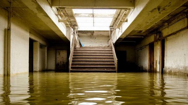 Канализация затопила бомбоубежище в Новосибирске