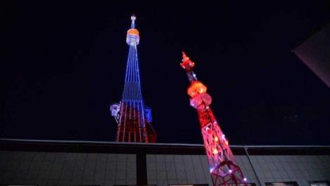 На омской телебашне два дня будут включать необычную подсветку