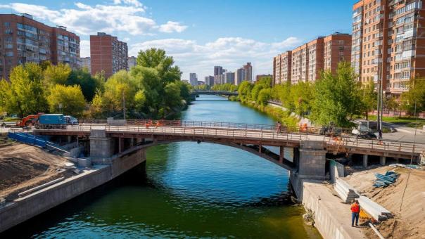 Новый мост в Новосибирске откроют до конца года