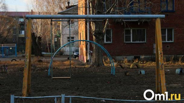 В омском дворе пьяный мужчина пытался забрать ребёнка у бабушки
