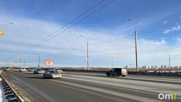 В Омске вводят новую схему движения около моста у Телецентра