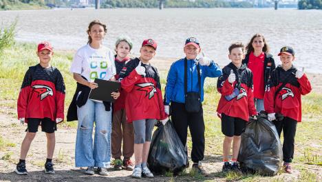При поддержке ОНПЗ в Омске прошёл экологический проект «Зеленый спорт»