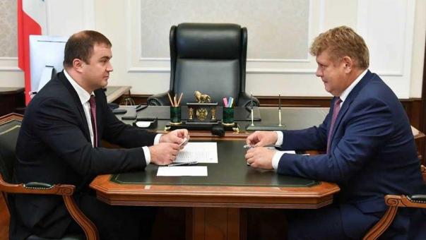 Анатолий Серышев и Виталий Хоценко обсудили стратегические вопросы развития Омской области