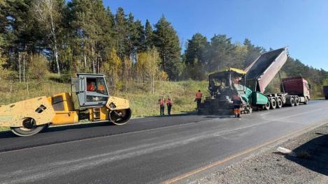 Ремонт трассы «Новосибирск – Ленинск-Кузнецкий» завершается в регионе по нацпроекту «Инфраструктура для жизни»