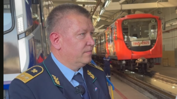 Особенности нового метропоезда «Ермак» раскрыл заместитель начальника метрополитена