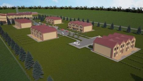 Под Омском строят социальную деревню с двухэтажными зданиями: когда комплекс введут в эксплуатацию?