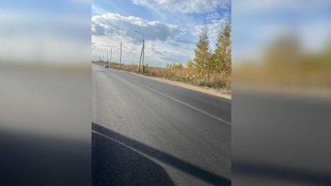 В Омске под покровом ночи починили Окружную дорогу