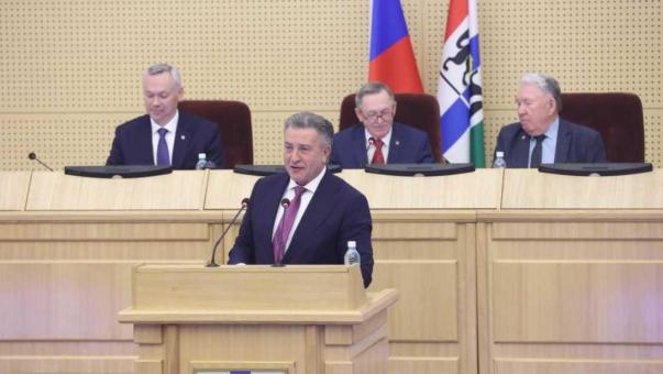 Андрей Шимкив единогласно избран главой Заксобрания Новосибирской области