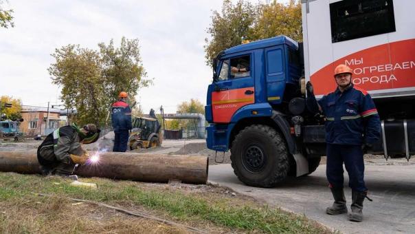 В Новосибирске прошли учения по ликвидации масштабной аварии на теплосетях
