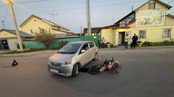 14-летний мальчик на питбайке пострадал в ДТП в Новосибирске