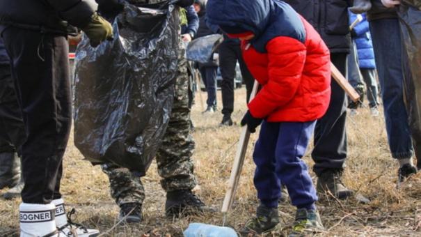 80 елей и 200 добровольцев: «живой памятник» к юбилею Победы создал Новосибирск