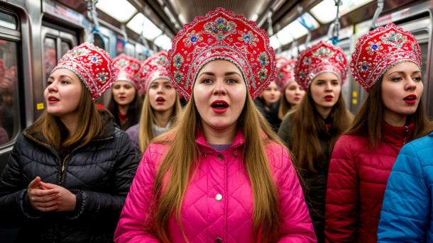 Концерт продолжился: что творилось в метро после выступления Надежды Кадышевой