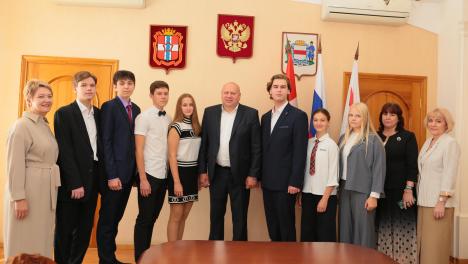 В Администрации города Омска чествовали получателей именной стипендии мэра