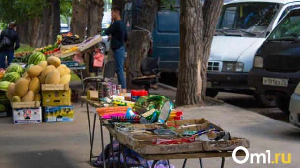 В Омске на Левом берегу обнаружили 80 точек нелегальной торговли