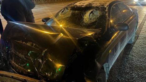 Toyota устроила цепную аварию в Новосибирске: ДТП на Немировича-Данченко