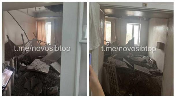 Потолок рухнул в детской больнице Новосибирска: дети эвакуированы
