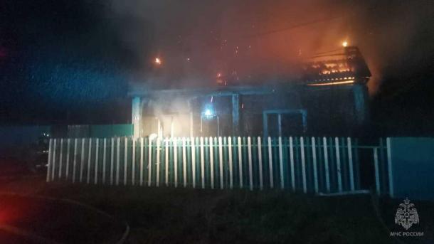 В Омской области сгорел частный дом, есть жертвы