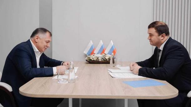 Губернатор Хоценко и зампред правительства РФ Хуснуллин обсудили строительство Северного обхода