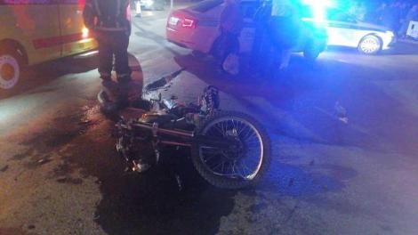 В Омске произошло ДТП с автобусом и питбайком — пострадали двое подростков
