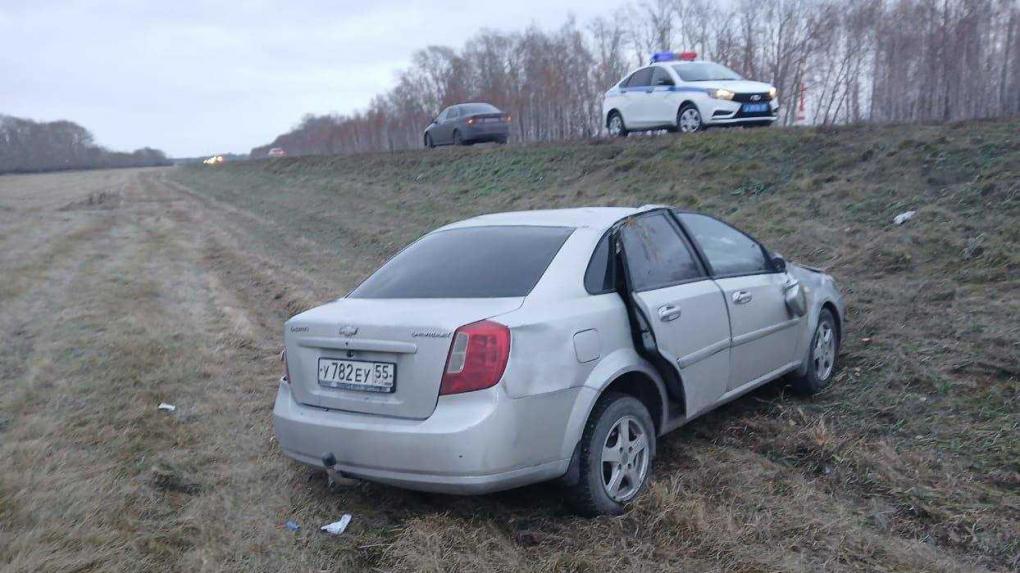 Двое детей пострадали в ДТП на трассе под Омском