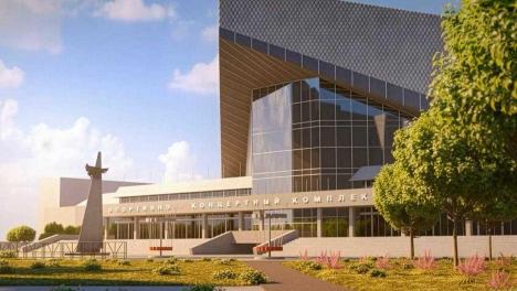 В Омске начали благоустраивать территорию у СКК имени Блинова