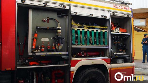 В Омской области в огне погиб мужчина