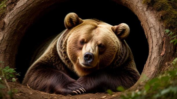 Медведь на пороге зимней спячки: уникальные кадры из Алтайского заповедника