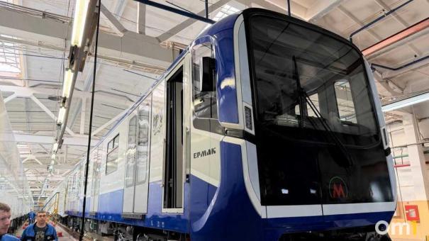 Два новых поезда метро «Ермак» вышли на обкатку в Новосибирске