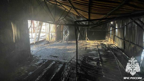 В Кузбассе сгорело ритуальное агентство