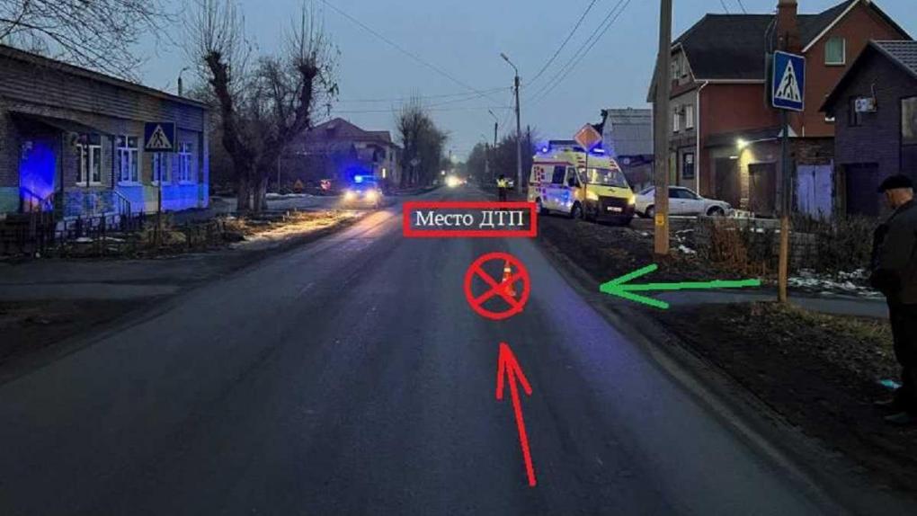 В Омске водитель иномарки сбил 17-летнюю девушку на пешеходном переходе