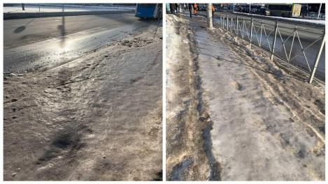 «Получила сильную травму» — пенсионерка упала на обледенелом тротуаре в Новосибирске. Самостоятельно встать она уже не смогла