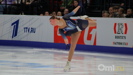 Омская фигуристка дважды упала в короткой программе на домашнем этапе Гран-при России