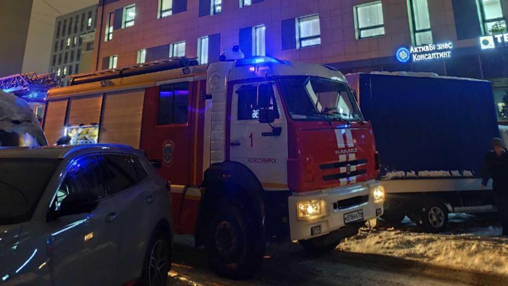 В офисе новосибирского мусорного оператора «САХ» произошёл пожар