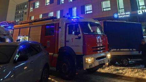 В офисе новосибирского мусорного оператора «САХ» произошёл пожар