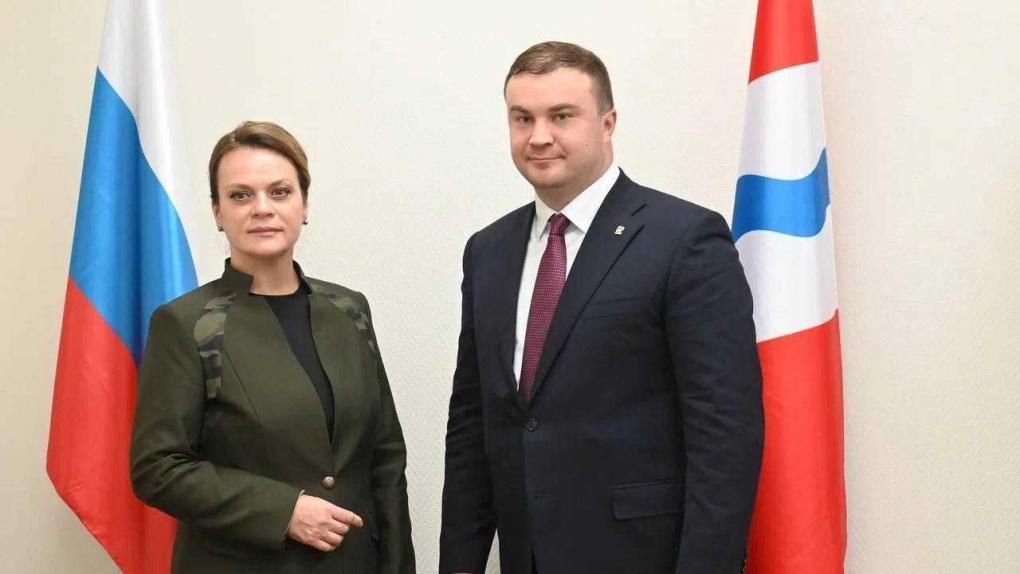 Губернатор Хоценко провёл встречу со статс-секретарём министра обороны РФ Цивилёвой