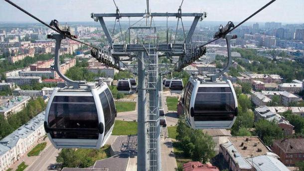 В мэрии Новосибирска представили проект канатной дороги через Обь